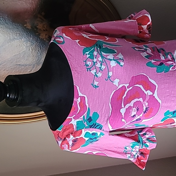 LILLY PULITZER A Thing Called Love Hottie Pink Somerset Cotton Dress. Small - Picture 3 of 9